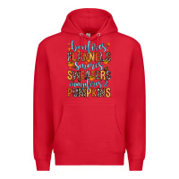 Red Bonfires flannels Premium Hoodie - RanaPortraitStore