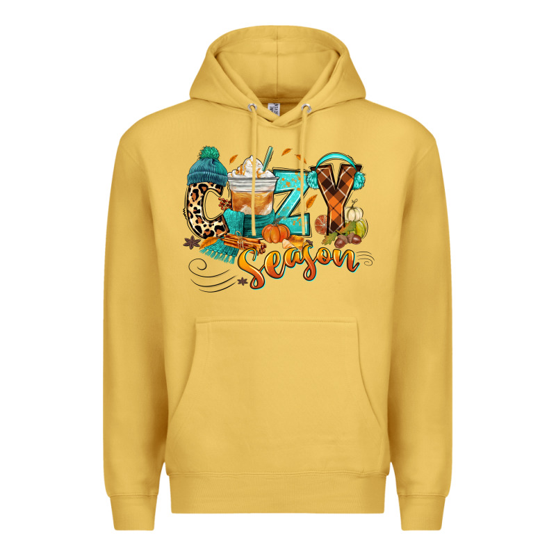 Cozy Season Fall Premium Hoodie by RanaPortraitStore | Teevron