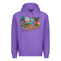 Purple Cozy season Fall Premium Hoodie - RanaPortraitStore