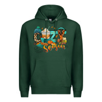 Sports Green Cozy season Fall Premium Hoodie - RanaPortraitStore