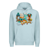 Blue Mist Cozy season Fall Premium Hoodie - RanaPortraitStore