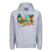 Heather Grey Cozy season Fall Premium Hoodie - RanaPortraitStore