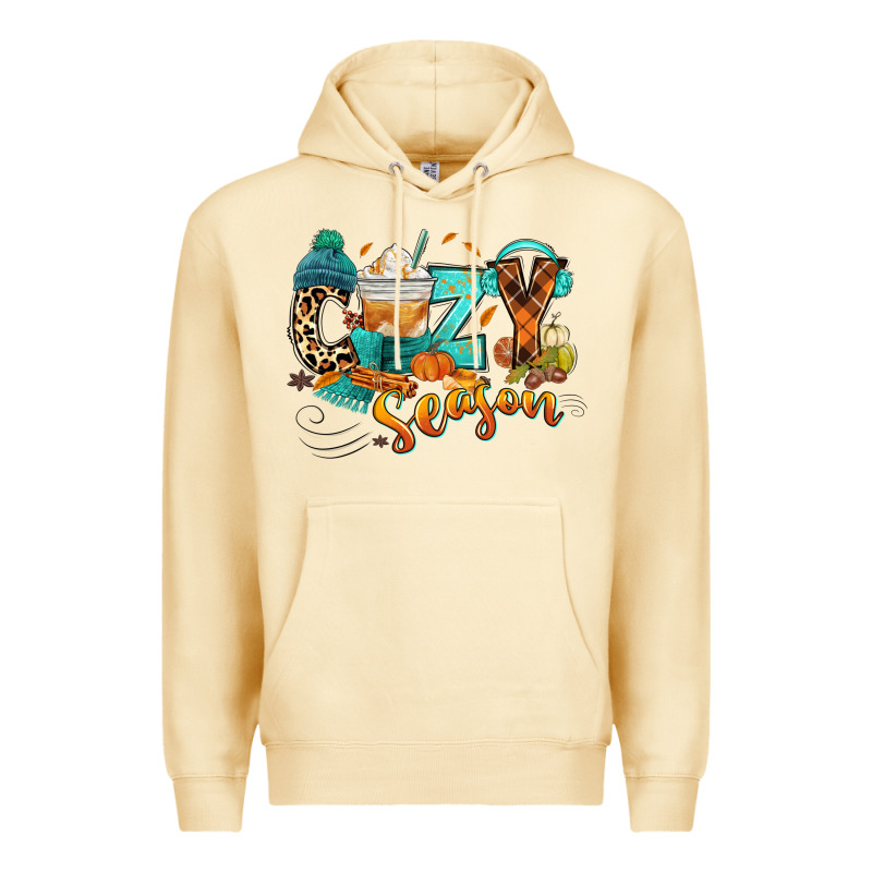 Cozy Season Fall Premium Hoodie by RanaPortraitStore | Teevron