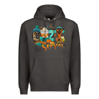 Smoke Cozy season Fall Premium Hoodie - RanaPortraitStore