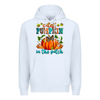White Cutest pumpkin in the patch Premium Hoodie - RanaPortraitStore