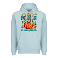Blue Mist Cutest pumpkin in the patch Premium Hoodie - RanaPortraitStore