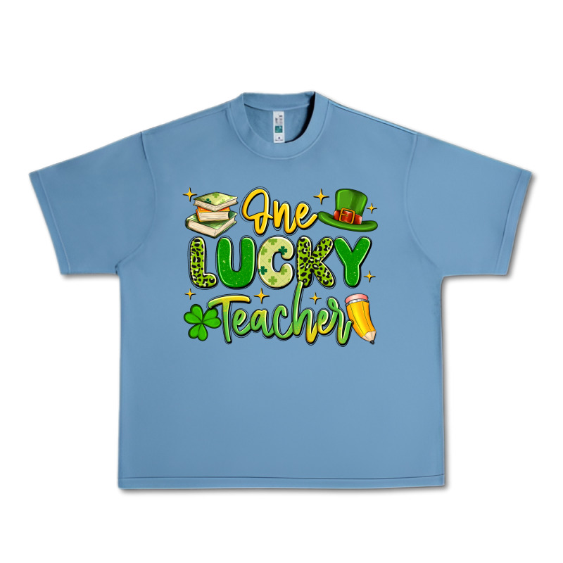 One Lucky Teacher Urban Heavy Tee by Artiststas | Teevron