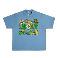 Pebble Blue one lucky teacher Urban Heavy Tee - Artiststas