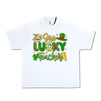 White one lucky teacher Urban Heavy Tee - Artiststas