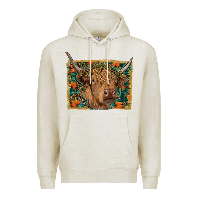 Fall Cow Premium Hoodie by RanaPortraitStore | Teevron