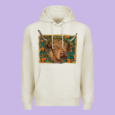 Premium Hoodie Fall Cow