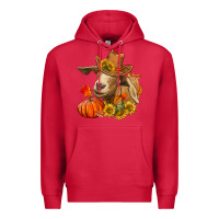 Cardinal Fall Goat Premium Hoodie - RanaPortraitStore