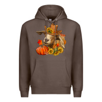 Coffee Fall Goat Premium Hoodie - RanaPortraitStore