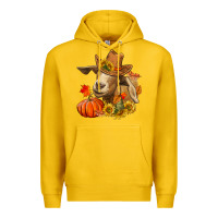 Lemon Fall Goat Premium Hoodie - RanaPortraitStore