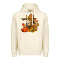 Sandshell Fall Goat Premium Hoodie - RanaPortraitStore