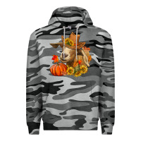 Slate Camo Fall Goat Premium Hoodie - RanaPortraitStore