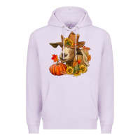 Lilac Fall Goat Premium Hoodie - RanaPortraitStore