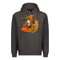 Smoke Fall Goat Premium Hoodie - RanaPortraitStore