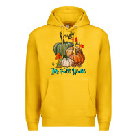 Lemon Happy Fall Y'all Pumpkins Premium Hoodie - RanaPortraitStore