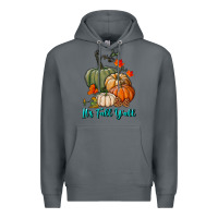 Rock Happy Fall Y'all Pumpkins Premium Hoodie - RanaPortraitStore
