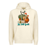 Sandshell Happy Fall Y'all Pumpkins Premium Hoodie - RanaPortraitStore