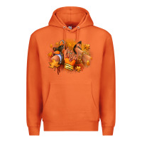 Carrot Fall sneaker and heel afro woman Premium Hoodie - RanaPortraitStore
