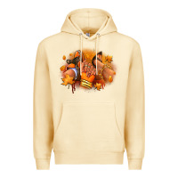 Pina Colada Fall sneaker and heel afro woman Premium Hoodie - RanaPortraitStore