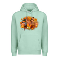 Seafoam Fall sneaker and heel afro woman Premium Hoodie - RanaPortraitStore