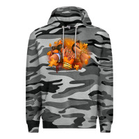 Slate Camo Fall sneaker and heel afro woman Premium Hoodie - RanaPortraitStore