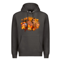 Smoke Fall sneaker and heel afro woman Premium Hoodie - RanaPortraitStore