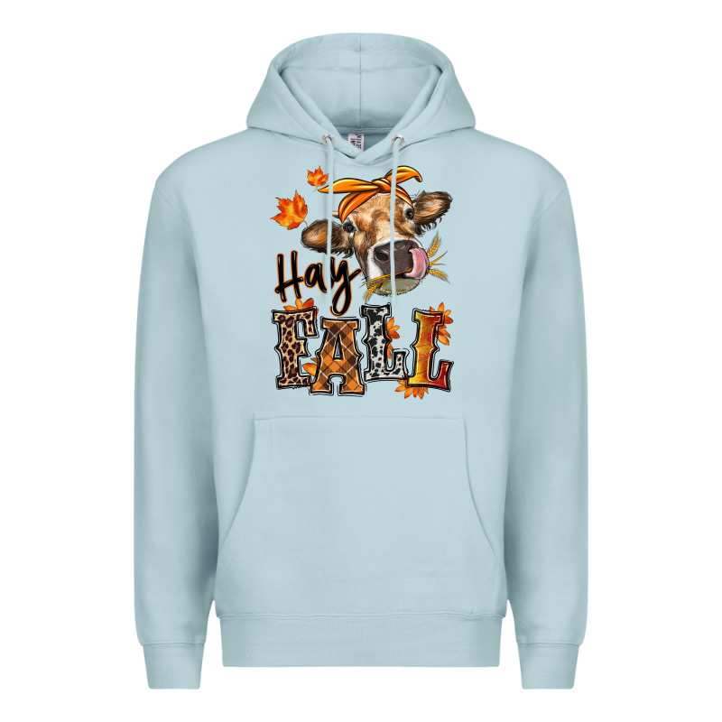 Hay Fall Heifer Premium Hoodie by RanaPortraitStore | Teevron
