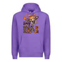 Purple Hay Fall heifer Premium Hoodie - RanaPortraitStore