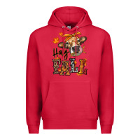 Cardinal Hay Fall heifer Premium Hoodie - RanaPortraitStore