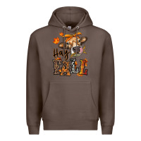 Coffee Hay Fall heifer Premium Hoodie - RanaPortraitStore