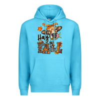 Ocean Blue Hay Fall heifer Premium Hoodie - RanaPortraitStore