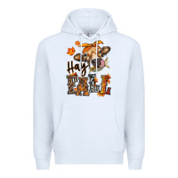 White Hay Fall heifer Premium Hoodie - RanaPortraitStore