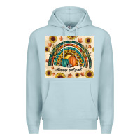Blue Mist Happy Fall y'all Premium Hoodie - RanaPortraitStore