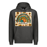 Charcoal Heather Happy Fall y'all Premium Hoodie - RanaPortraitStore