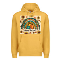 Mustard Happy Fall y'all Premium Hoodie - RanaPortraitStore