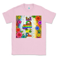 Bubblegum Pink LGBTQ+ Pride With Flower Tumbler Classic Tee - BundleAndBundleShop