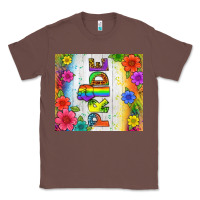 Chestnut LGBTQ+ Pride With Flower Tumbler Classic Tee - BundleAndBundleShop