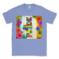 Colony Blue LGBTQ+ Pride With Flower Tumbler Classic Tee - BundleAndBundleShop
