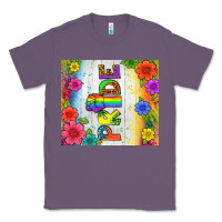 Lavender LGBTQ+ Pride With Flower Tumbler Classic Tee - BundleAndBundleShop