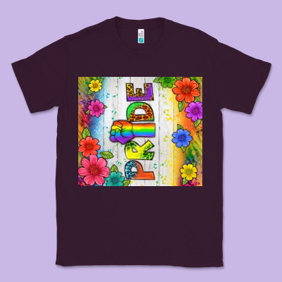 Lgbtq+ Pride With Flower Tumbler Classic Tee Designed By Bundleandbundleshop
