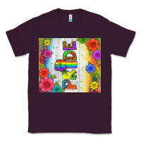 Plum LGBTQ+ Pride With Flower Tumbler Classic Tee - BundleAndBundleShop