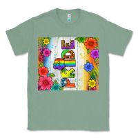 Sage LGBTQ+ Pride With Flower Tumbler Classic Tee - BundleAndBundleShop