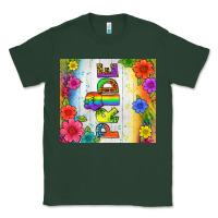 Sports Green LGBTQ+ Pride With Flower Tumbler Classic Tee - BundleAndBundleShop