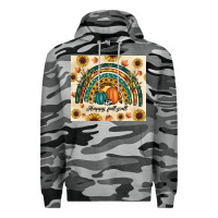 Slate Camo Happy Fall y'all Premium Hoodie - RanaPortraitStore