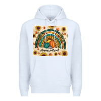 White Happy Fall y'all Premium Hoodie - RanaPortraitStore