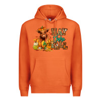Carrot Hay there Fall pumpkin heifer Premium Hoodie - RanaPortraitStore